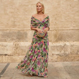 Adaline | Flowing Off-Shoulder Maxi Dress