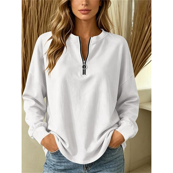 Leona | Relaxed Quarter-Zip Top