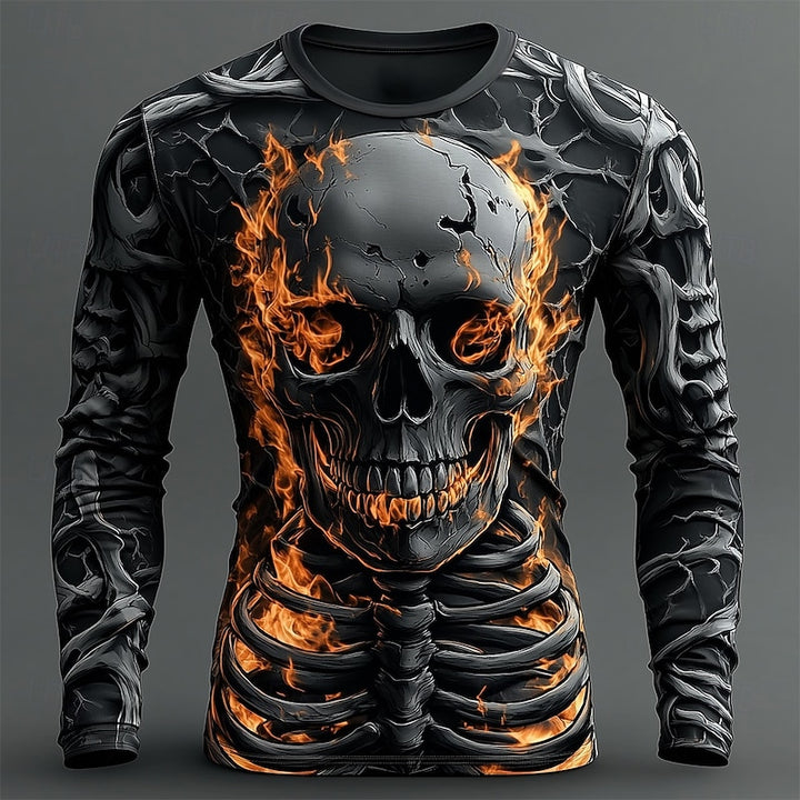 Silas | Halloween Skeleton Long Sleeve Top