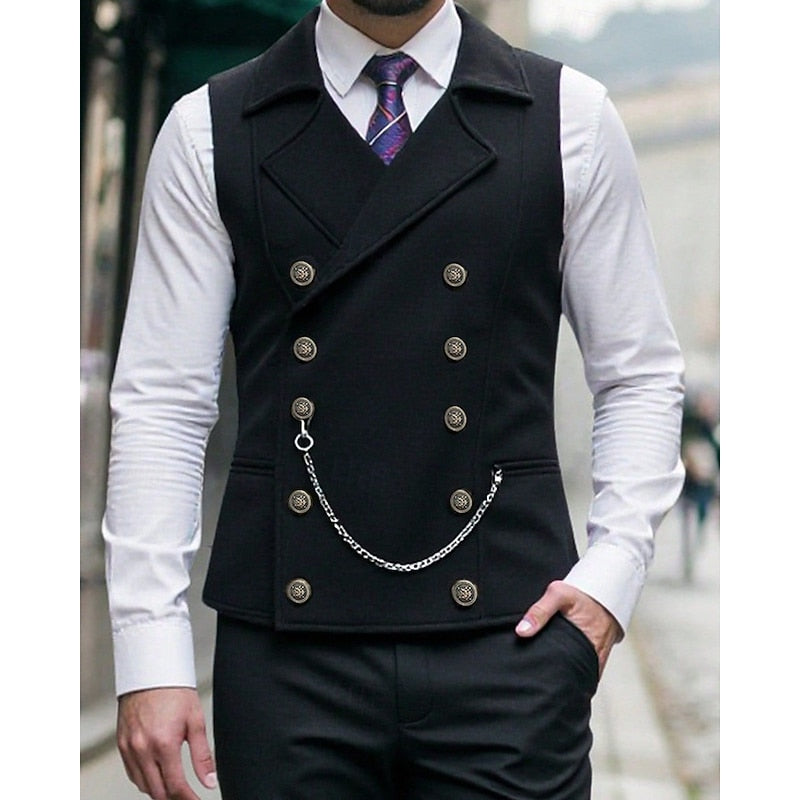 Sinclair | Double-Breasted Lapel Waistcoat
