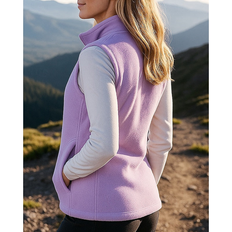 Lucinda | Cozy Stand-Collar Vest