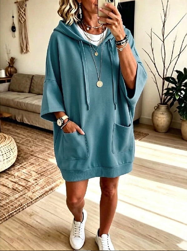 Suzanne | Relaxed Hooded Dress