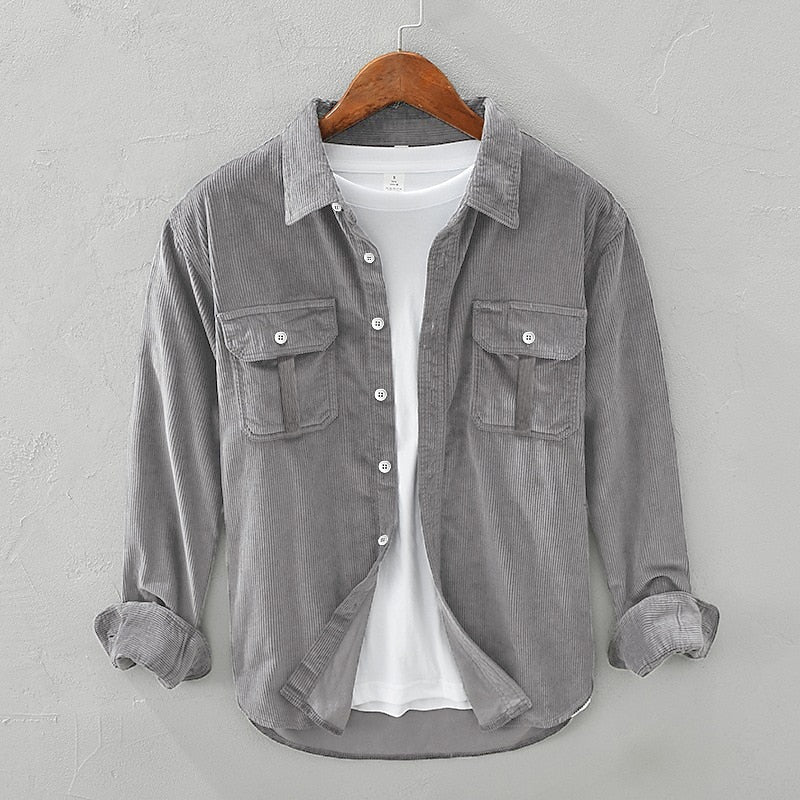 Wyatt | Textured Ridged Overshirt