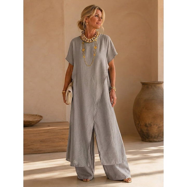 Simone | Relaxed Wrap Two-Piece Set