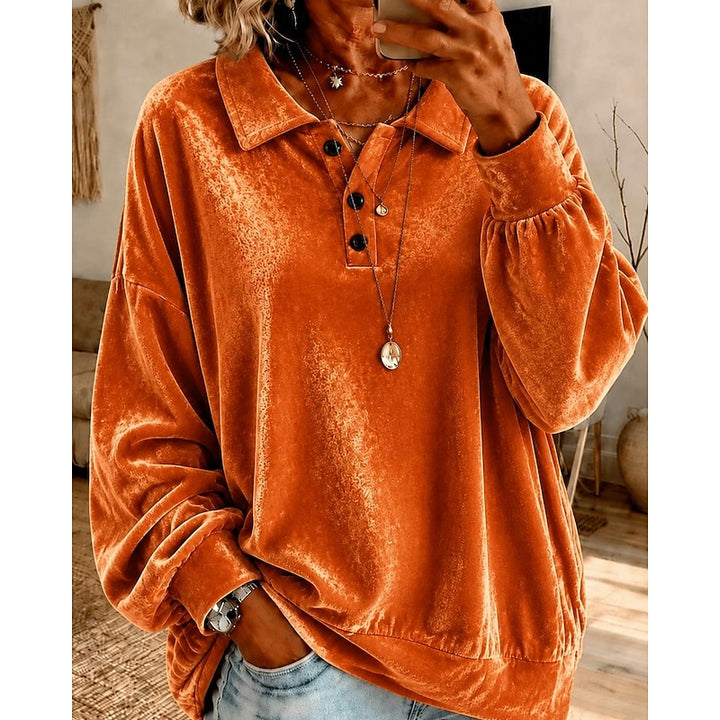 Lillian | Relaxed Collared Pullover