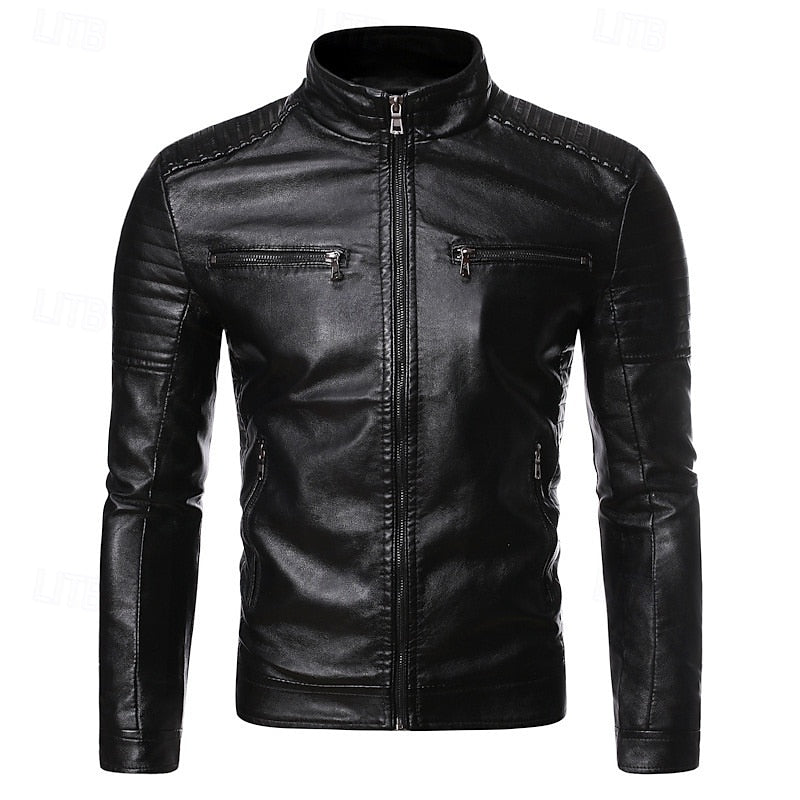 Rafferty | Classic Stand-Collar Biker Jacket