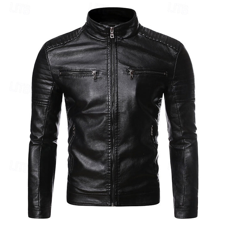 Rafferty | Classic Stand-Collar Biker Jacket