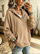 Maren | Relaxed Half-Zip Hoodie