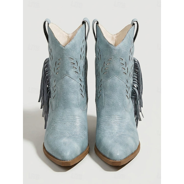 Savannah | Fringed Western Ankle Boots