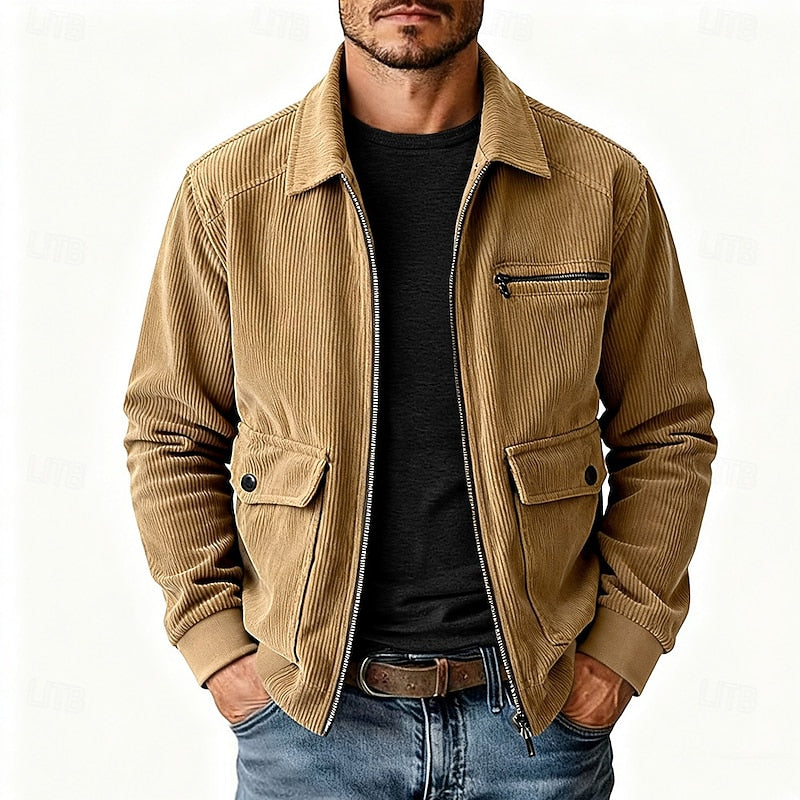 Dexter | Ribbed Utility Jacket