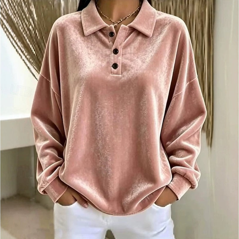Lillian | Relaxed Collared Pullover
