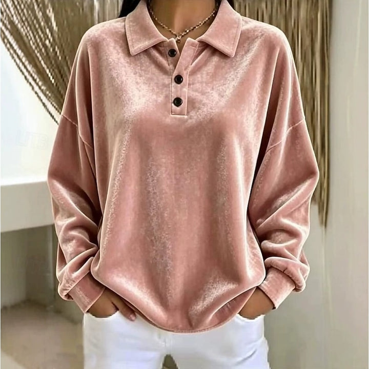 Lillian | Relaxed Collared Pullover