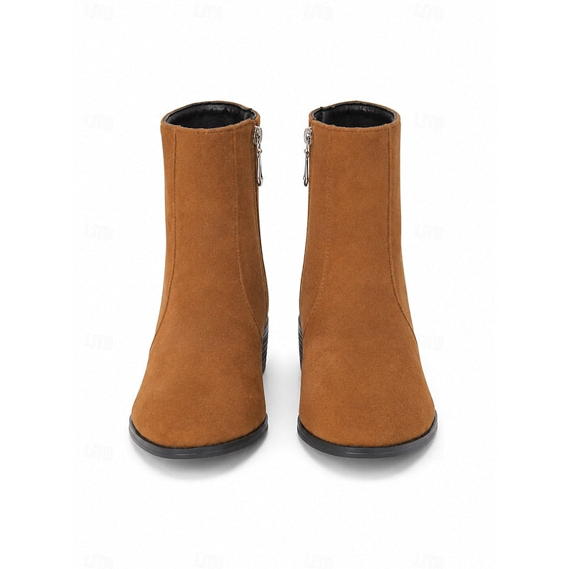 Lorelei | Refined Side-Zip Ankle Boots