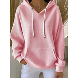 Miriam | Textured Waffle-Knit Hoodie