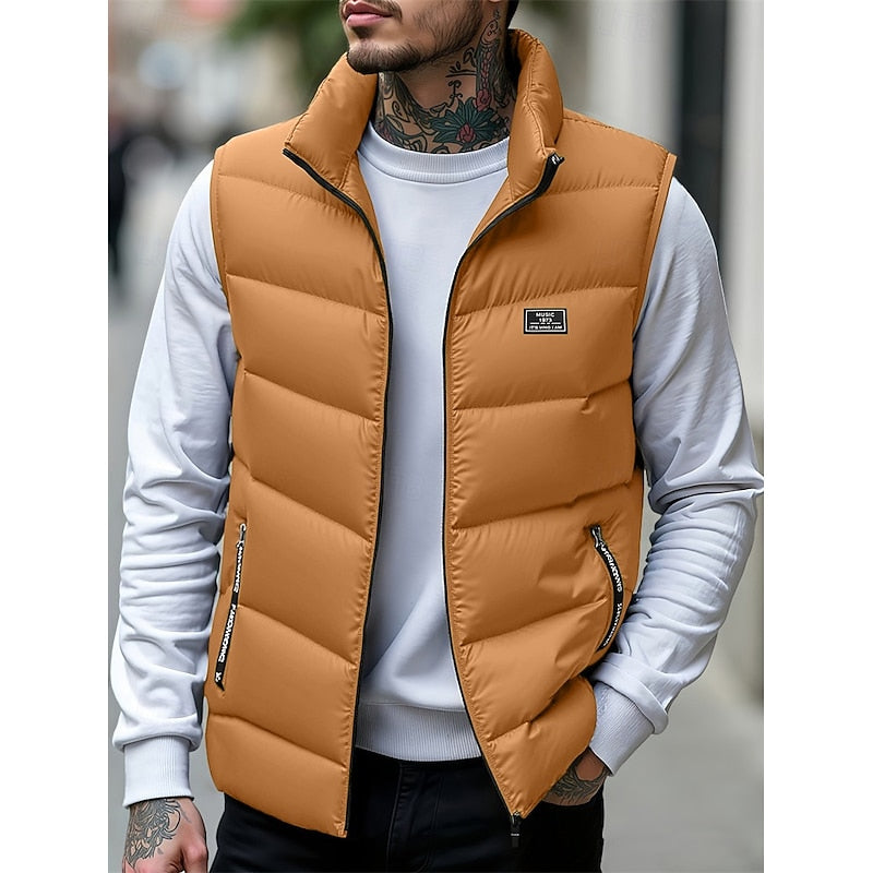 Elliott | Insulated Stand-Collar Puffer Vest