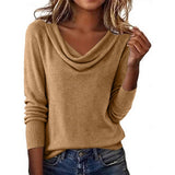 Mallory | Draped Cowl Neck Sweater