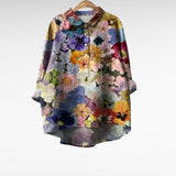 Blanche | Floral Button-Front Blouse
