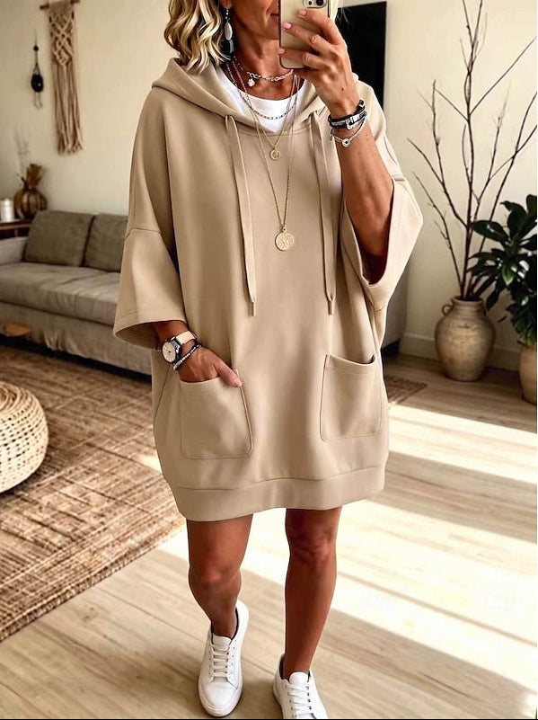 Suzanne | Relaxed Hooded Dress