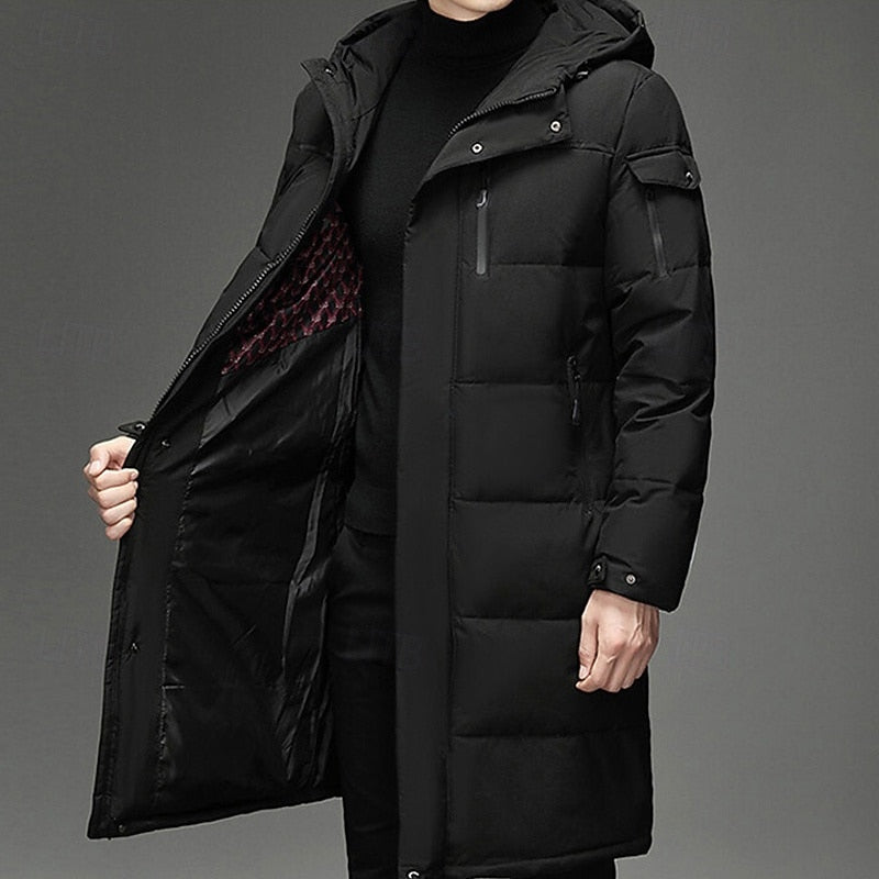 Grant | Hooded Longline Puffer Coat