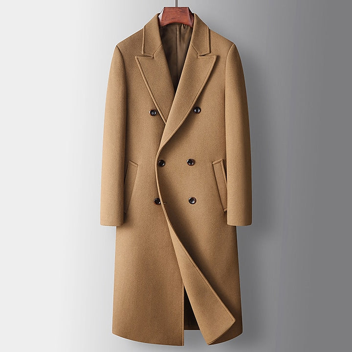 Alden | Double-Breasted Long Coat