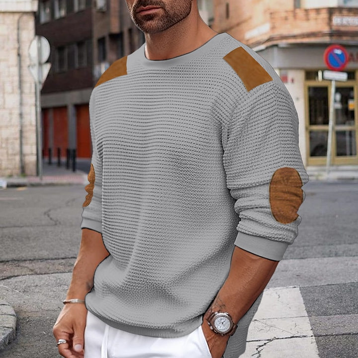 Sebastian | Textured Crew Neck Sweater