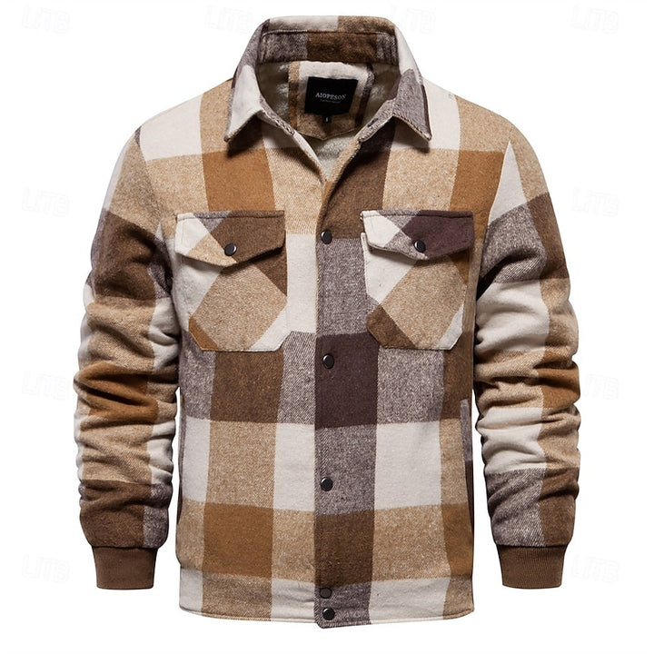 Beckett | Rugged Checked Shirt Jacket