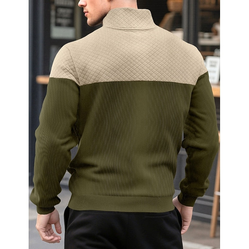 Chester | Quarter-Zip Colour Block Pullover