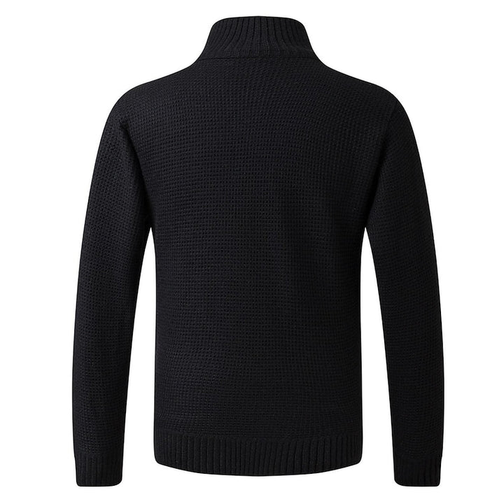 Reid | Stand-Collar Zip Cardigan