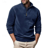 Donovan | Quarter-Zip Stand-Collar Sweatshirt