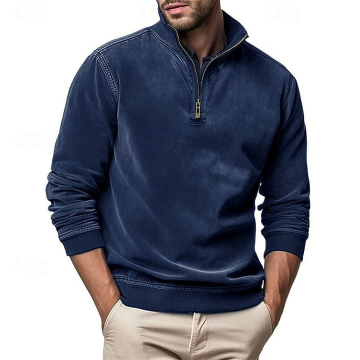 Donovan | Quarter-Zip Stand-Collar Sweatshirt