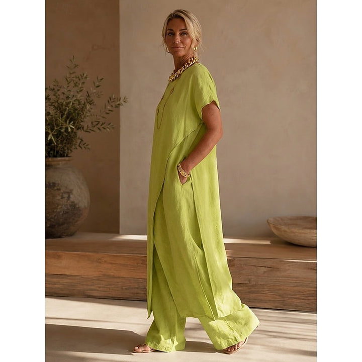 Simone | Relaxed Wrap Two-Piece Set