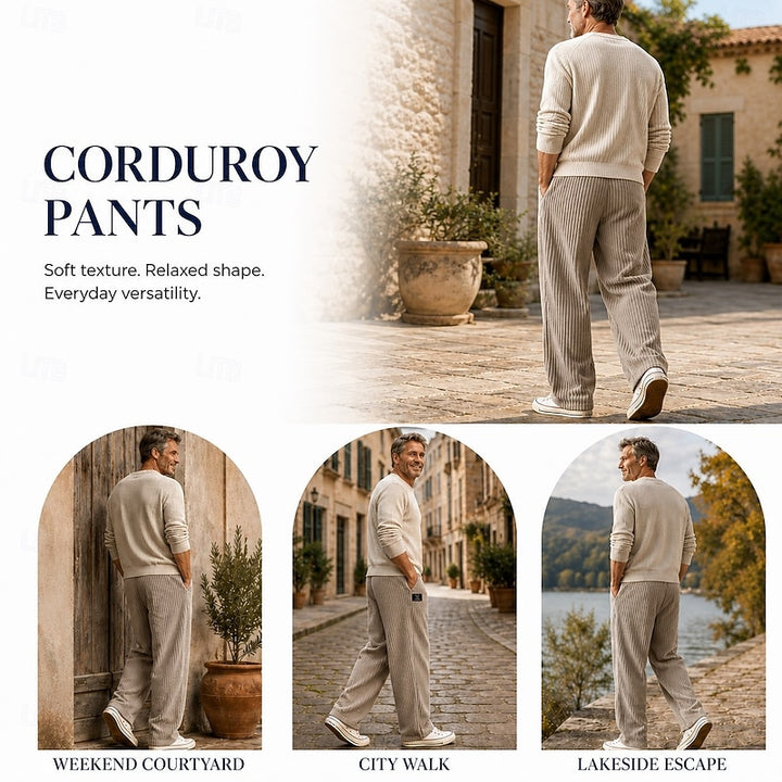 Sullivan | Relaxed Ribbed Pants