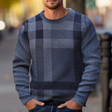Corbin | Classic Plaid Crew Neck Sweater