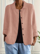 Cora | Relaxed Button-Front Blouse