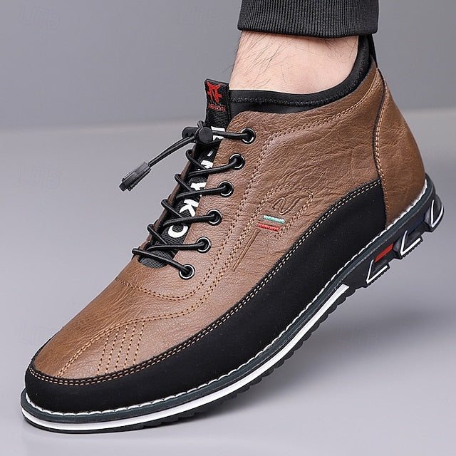 Ralph | Men's High-Top Lace-Up Leather Shoes