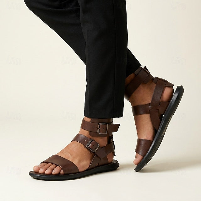 Leonidas | Men's Leather Gladiator Sandals