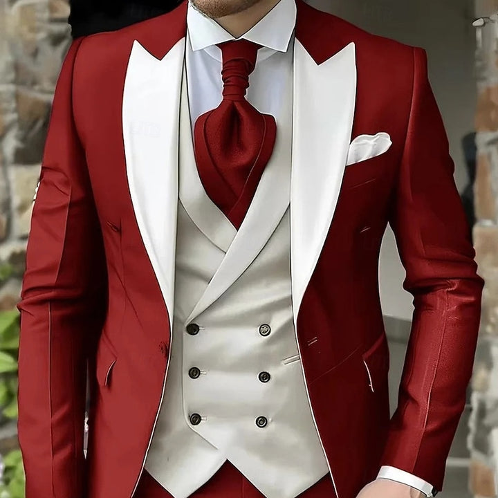 Emmett | Peaked-Lapel Three-Piece Set