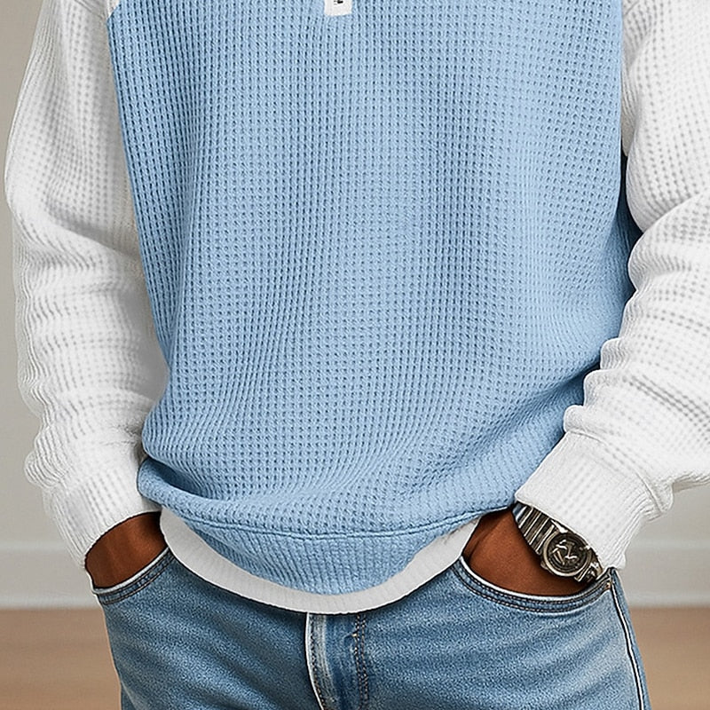 Elliott | Textured Quarter-Zip Polo