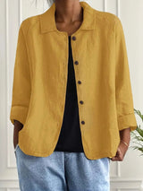 Claire | Relaxed Button-Front Overshirt