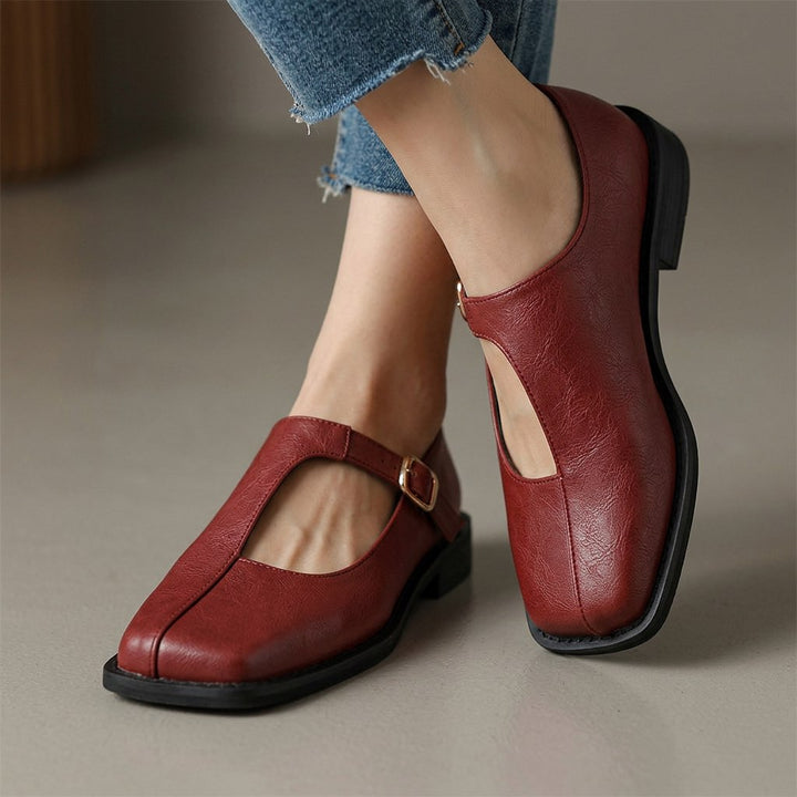 Clara | T-Strap Mary Jane Flats