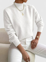 Adelina | Refined Mock-Neck Sweater