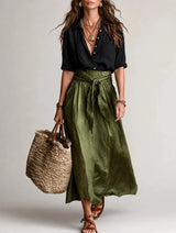 Juliana | Tie-Waist Two-Piece Set