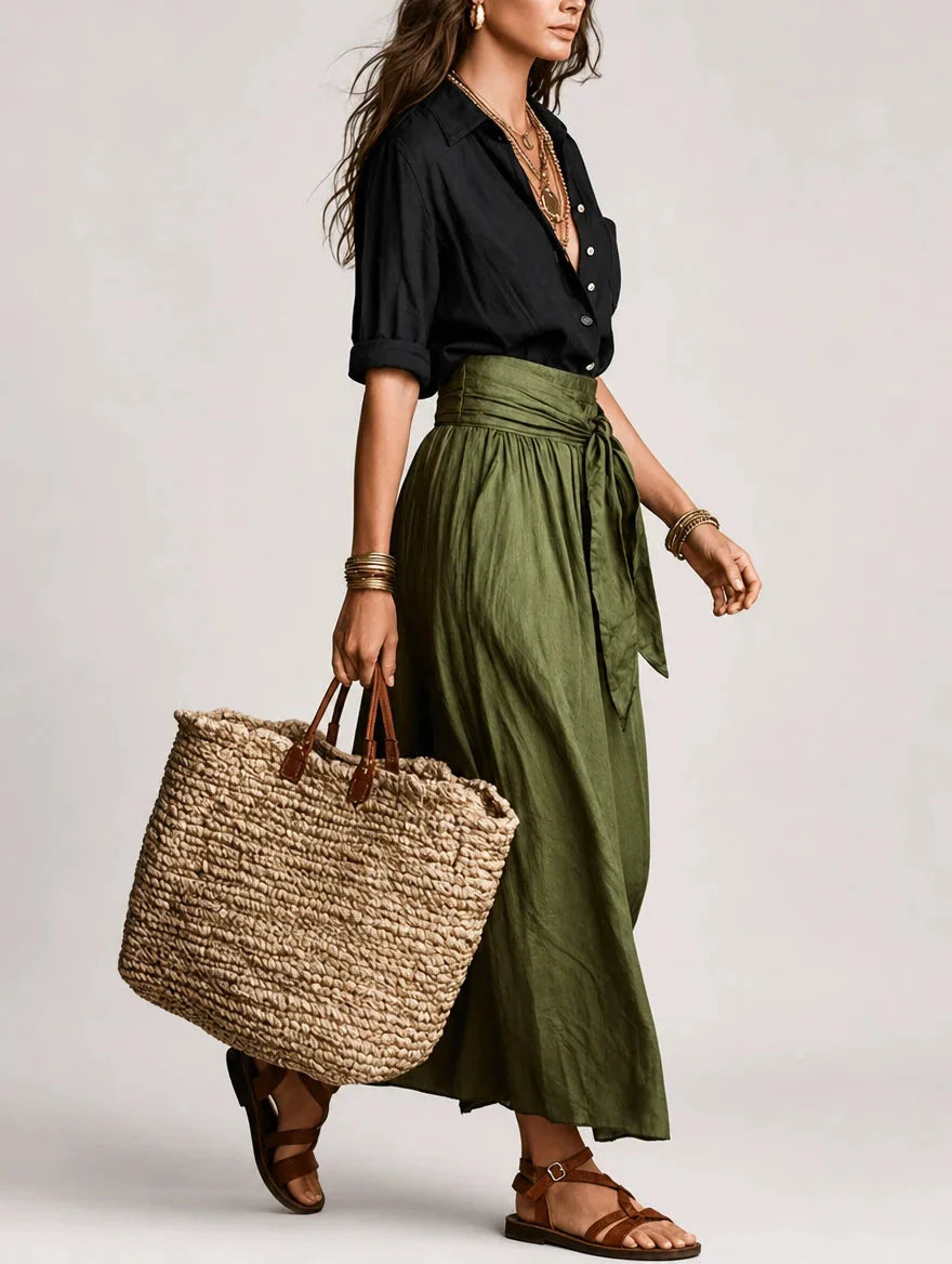 Juliana | Tie-Waist Two-Piece Set