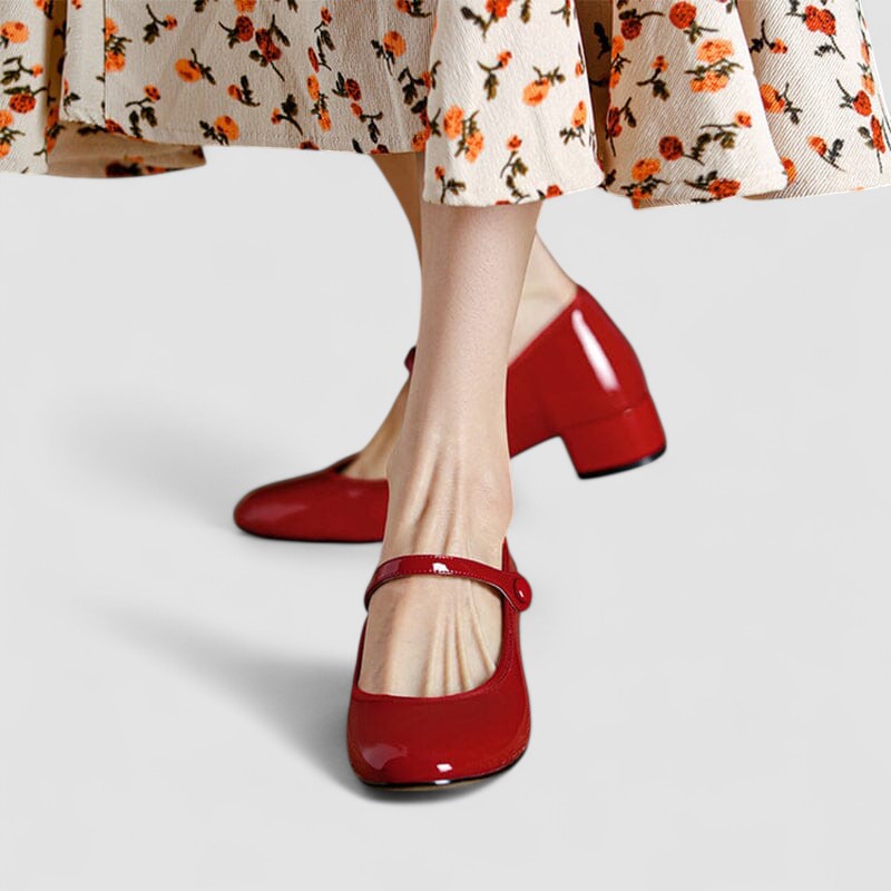Cordelia | Elegant Block-Heel Mary Janes