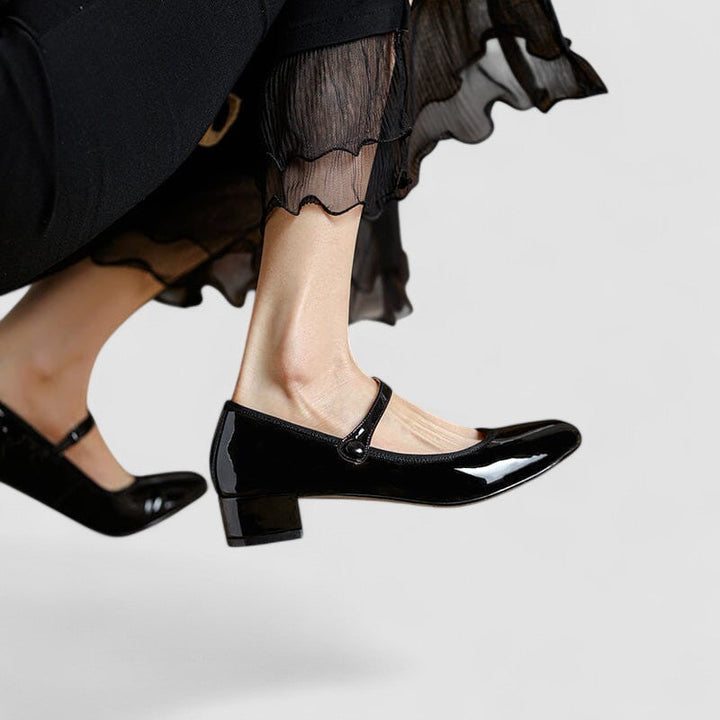 Cordelia | Elegant Block-Heel Mary Janes
