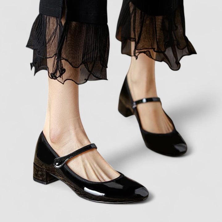 Cordelia | Elegant Block-Heel Mary Janes