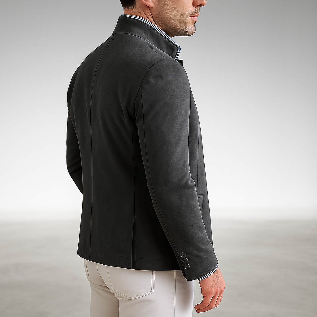 Julian | Refined Stand-Collar Blazer