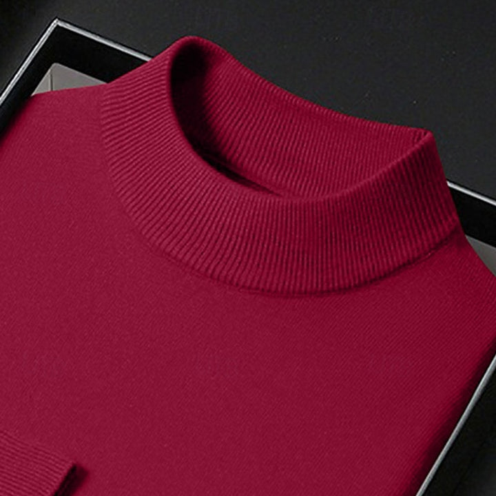 Calvin | Refined Mock Neck Sweater