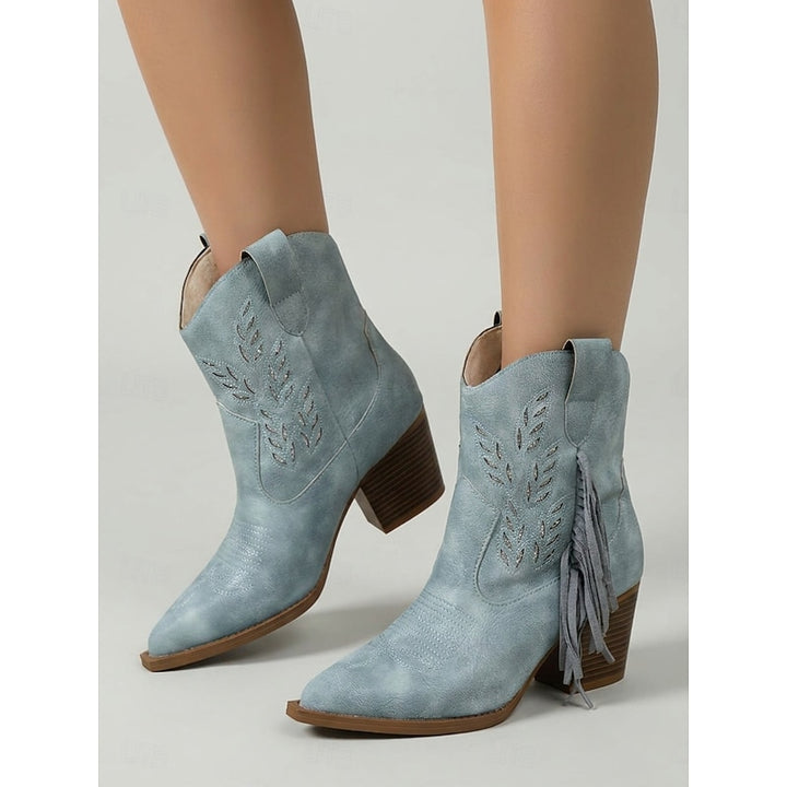 Savannah | Fringed Western Ankle Boots