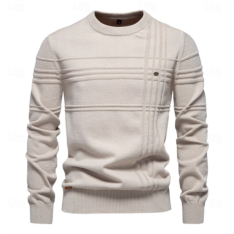 Bryce | Textured Crewneck Sweater